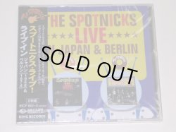 Photo1: THE SPOTNICKS - LIVE IN JAPAN & BERLIN   / 1998 JAPAN SEALED 2-CD With OBI 