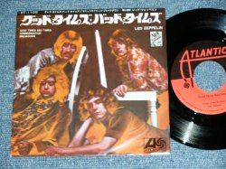 Photo1: LED ZEPPELIN - GOOD TIMES BAD TIMES  / 1969 JAPAN ORIGINAL Used 7" Single With PICTURE SLEEVE 