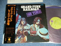 Photo1: GRAND FUNK RAILROAD = GFR - ON TIME ( Ex/Ex+) / 1969 JAPAN  ORIGINAL RED WAX Vinyl  赤盤 Used  LP With OBI