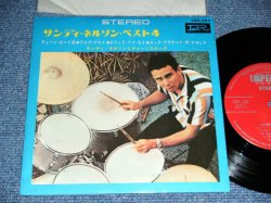 Photo1: SANDY NELSON - BEST FOUR / EP  ( 500 Yen Mark SEAL :Ex+++/Ex+++ ) / 1960's JAPAN ORIGINAL Used 7" EP