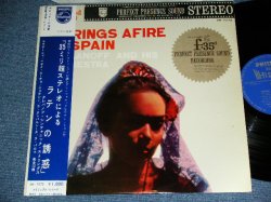 Photo1: CLEBANOFF and His ORCHESTRA STRINGS　クレバノフ・シンフォニック・ストリングス - ラテンの誘惑  AFIRE IN SPAIN / 1960's JAPAN ORIGINAL Used LP with OBI  