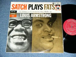 Photo1: LOUIS ARMSTRONG ルイ・アームストロング　”サッチモ”  SATCH PLAYS FATS / 1956 JAPAN ORIGINAL Used LP 