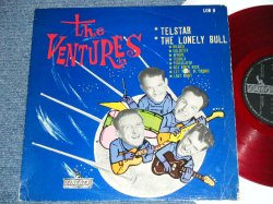 Photo1: THE VENTURES -  TELSTAR & THE LONELY BULL ( 10" LP ) (Ex-/VG+++)  / 1962? JAPAN ORIGINAL RED WAX/Vinyl  used  10"LP