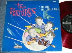 Photo1: THE VENTURES -  TELSTAR & THE LONELY BULL ( 10" LP ) (Ex+/Ex+)  / 1962? JAPAN ORIGINAL RED WAX/Vinyl  used  10"LP With OBI