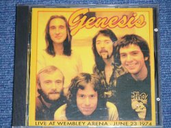 Photo1: GENESIS - LIVE AT WEMBLEY ARENA - JUNE 23, 1974  (MINT-/MINT)  /  　1989 ORIGINAL? COLLECTOR'S (BOOT)  Used CD 