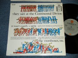 Photo1: The TROMBONES, INC.- イ-スト対ウエスト　トロンボーン・オールスター戦  The TROMBONES, INC : THEY MET AT THE CONTINENTAL DIVIDE / IT WASN'T EXTACTLY A BATTLE ( Ex+++/MINT- ) / 1963? JAPAN ORIGINAL  Used LP  