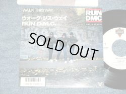 Photo1: RUN D.M.C. - WALK THIS WAY ( MINT/MINT-)   / 1986 JAPAN ORIGINAL  Used 7"45 Single