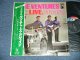 THE VENTURES ベンチャーズ　ヴェンチャーズ - LIVE AGAIN アゲイン〜北国の青い空 ( Ex+++/MINT-,Ex++ Looks:Ex+ )  / 1967 JAPAN ORIGINAL 1970's Version 2nd Press "Color LIBERTY Label" 2nd Press Price"2200 Yen Mark" used  LP  With OBI オビ付