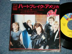 Photo1: GIRL ガール - HEARTBREAK AMERICA ハートブレイク・アメリカ ( Ex++/MINT- WOFC,STOFC )   / 1980 JAPAN ORIGINAL  Used 7" Single 