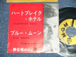 Photo1: CONWAY TWITTY - HEARTBREAK HOTEL : BLUE MOON  (Ex++/MINT-) / 1962 JAPAN ORIGINAL Used 7"45 Single