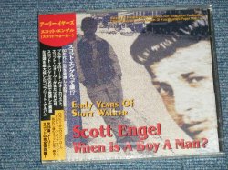 Photo1: SCOTT ENGEL (SCOTT WALKER of WALKER BROTHERS) - EARLY YEARS of SCOTT WALKER : WHEN IS A BOY A MAN? ( SEALED ) / 1995 JAPAN "BRAND NEW SEALED" CD 