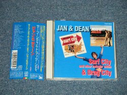Photo1: JAN & DEAN - SURF CITY & DRAG CITY ( 2 in 1 ) (MINT/MINT) / 1996 Released  JAPAN ORIGINAL Used CD With OBI 