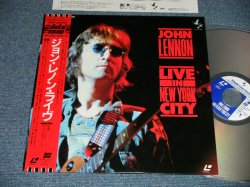 Photo1: JOHN LENNON (The BEATLES) -  LIVE IN NEW YORK CITY (MINT-/MINT)  / 1985 JAPAN ORIGINAL Used  LASER DISC  with OBI 