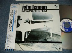 Photo1: JOHN LENNON (The BEATLES) -  IMAGINE THE FILM  (MINT-/MINT)  / 1986 JAPAN ORIGINAL Used  LASER DISC  with OBI 