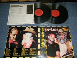 Photo1: WILLIE NELSON & LEON RUSSELL -  ONE FOR THE ROAD (Ex+++/MINT) / 1979 JAPAN ORIGINAL  Used 2-LP with OBI オビ付