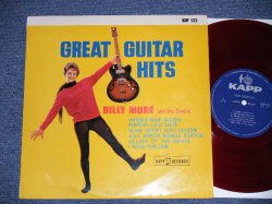 Photo1: BILLY MURE ビリー・ミューア　ミュアー -  ギター・ヒット　１０　GREAT GUITAR HITS ( Ex+++, Ex/MINT )  /  1962 ? JAPAN ORIGINAL "RED WAX Vinyl"  Used 10" LP