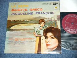 Photo1: A) JULIETTE GRECO : B)JACQUELINE FRANCOIS  - LA SEINE(Ex++/Ex++)   / 1960  JAPAN ORIGINAL Used 10" LP 