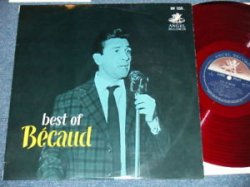 Photo1: GILBERT BECAUD - BEST OF BECAUD (Ex++/MINT-)/  1960's Japan Original Red Vinyl Wax Used LP 