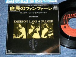 Photo1: EL&P ELP EMERSON LAKE & PALMER - A)  FANFARE FOR THE COMMON MAN  B)  BRAIN SALAD SURGERY  (Ex+++/MINT-) /  1977 JAPAN ORIGINAL Used 7" Single
