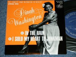 Photo1: KARAOKE (DINAH WASHINGTON)  - A) IN THE RAIN  B ) I SOLD MY HEART TO JUNKMAN  ( Original 1948.6.3.&8 Recordings Minus Vocal Track) ( MINT-/MINT)  /  Japan Original "PROMO ONLY" Used 7"45 Used 7"45 Single