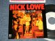 NICK LOWE ニック・ロウ - A) I KNEW THE BRIDE (WHEN SHE USED ROCK 'N' ROLL) ロックン・ロール・ブライド  B) DARLIN' ANGEL EYES ダーリン・エンジェル・アイズ (MINT-/MINT) / 1985 JAPAN ORIGINAL Used 7" 45's Single  