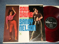 Photo1: SANDY NELSON サンディ・ネルソン - SOUL DRUM ソウル・ドラムの王者 (Ex++/Ex++ Looks:MINT-) / 1968 JAPAN ORIGINAL "RED WAX VINYL" Used LP 