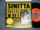 SINITTA シニータ - HITCHIN' A RIDE 夜明けのヒッチハイク  B) PAMELA IS FOR YOU イズ・フォー・ユー・パメラ (Ex+++/MINT- Looks:Ex+++) / 1990 JAPAN ORIGINAL "PROMO ONLY" Used 7"45's Single 