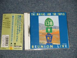 Photo1: THE MAMAS & THA PAPAS ママス＆パパス - REUNION LIVE 夢のカリフォルニア　ライヴ・ベスト (MINT/MINT)   / 1992 JAPAN ORIGINAL Used CD With OBI 