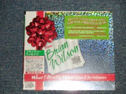 Photo1: BRIAN WILSON ブライアン・ウイルソン - WHAT I REALLI WANT FOR CHRISTMAS (SEALED) / 2005 IMPORT + JAPAN ORIGINAL 輸入盤国内仕様 "Brand New Sealed"  CD