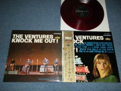 Photo1: THE VENTURES ベンチャーズ - KNOCK ME OUT (Ex+++/Ex+++) / 1965 JAPAN ORIGINAL "HARD COVER" "¥1800 Mark" "RED WAX" Used LP with OBI 
