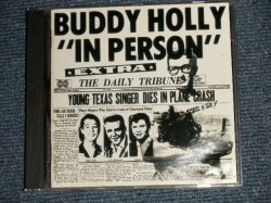 Photo1: BUDDY HOLLY　バディ・ホリー  - RARE TRACKS レア・トラックス IN PERSON LIVE (MINT-/MINT) /  1989 JAPAN Used CD 