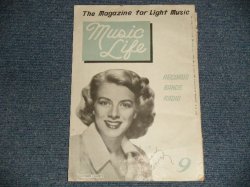 Photo1: ミュージック・ライフ MUSIC LIFE - 1952年9月号 (Ex) / 1952 JAPAN Used MONTHLY BOOK 