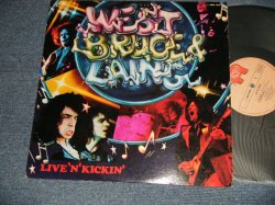Photo1: WEST, BRUCW & LAYING ウエスト・ブルース＆レイング - LIVE 'N' KICKIN' ライヴ (Ex++/Ex++) / 1975 JAPAN ORIGINAL Used LP