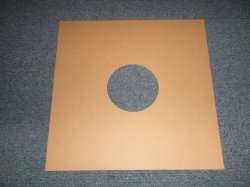 Photo1: LP用　コート紙丸穴ジャケ 茶色　10枚セット LP/12" HARD SLEEVE With CENTER HOLE　　[ care-11 ] 