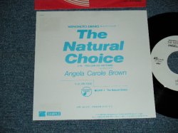 Photo1: Angela Carole Brown アンジェラ. Ｃ. ブラウン- A)The Natural Choice   B) You Can Do Anything (MINT-/MINT) / 1989 JAPAN ORIGINAL "PROMO ONLY" Used 7" 45's Single  