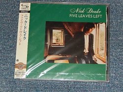 Photo1: NICK DRAKE ニック・ドレイク - FIVE LEAVES LEFT ファイヴ・リーヴス・レフト(SEALED /  2010 JAPAN "BRAND NEW SEALED" CD With OBI