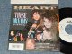 HEART ハート - A)THESE DREAMS   B)SHELL SHOCK シェル・ショック  (Ex+/Ex++,Ex+  BB for PROMO, WOFC)/ 1986 Japan ORIGINAL "WHITE LABEL PROMO" Used 7" 45rpm SINGLE