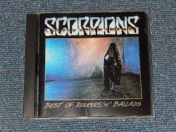 Photo1: SCORPIONS スコーピオンズ - BEST OF ROCKERS 'N' BALLADS 蠍伝説〜スコーピオンズ・ベスト (Ex++/MINT) / 1989 JAPAN  ORIGINAL Used CD