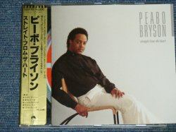 Photo1: PEABO BRYSON - STRAIGHT FROM THE HEART / 1984 JAPAN ORIGINAL Used CD With VINYL OBI 