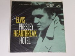 Photo1: ELVIS PRESLEY - HEARTBREAK HOTEL / 1956 JAPAN ORIGINAL 7"45 Single  With OUTER VINYL COVER 