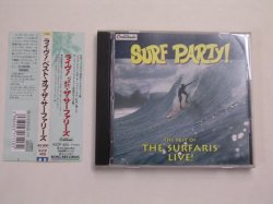 Photo1: THE SURFARIS - SURF PARTY! THE BEST OF LIVE!  / 1995 JAPAN ORIGINAL used CD With OBI 