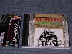 Photo1: THE VENTURES - THE VENTURES PLAY THE COUNTRY CLASSICS / 1990 JAPAN ORIGINAL Used  CD With OBI 