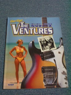 Photo1: THE VENTURES - ( GUITAR SCORE ) GO! GO! THE VENTURES / 2001 1st Press  VERSION Used BOOK