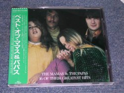 Photo1: THE MAMAS AND PAPAS - 16 OF THEIR GREATEST HITS ( BEST OF )  / 1986 JAPAN ORIGINAL  MINT CD With VINYL OBI