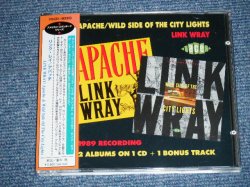 Photo1: LINK WRAY - APACHE/WILD SIDE OF THE CITY LIGHTS   / 1990 UK ORIGINAL CD With 2002 JAPAN  ORIGINAL OBI & LINNER Used CD 