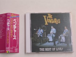 Photo1: THE VENTURES - BEST OF LIVE  / 1991  JAPAN ORIGINAL USED CD With OBI 