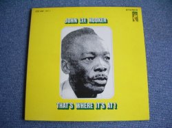 Photo1: JOHN LEE HOOKER - THAT'S WHERE IT'S AT!  / 1970 JAPAN ORIGINAL LP