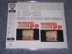 Photo1: THE VENTURES - A GO GO  ( MONO & STEREO 2 in 1 + Bonus )  / 2000 JAPAN Sealed CD 
