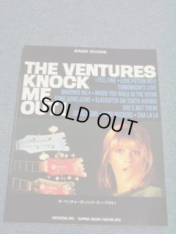 Photo1: THE VENTURES - ( BAND SCORE )  KNOCK ME OUT / 1995  1st Press  VERSION Used BOOK