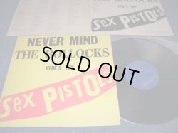 Photo1: SEX PISTOLS  -  NEVER MIND THE BKOLLOCKS  / 1977 ORIGINAL LP